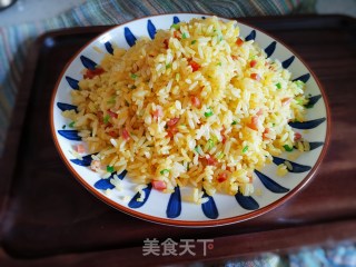 黄金蛋炒饭的做法
