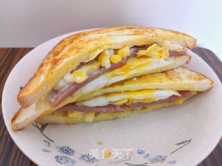 黄金三明治的做法