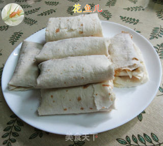 五花肉青椒麦饼卷的做法