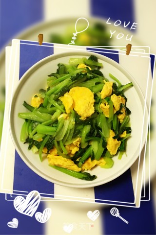 菜秧炒鸡蛋的做法