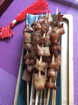 “五花肉”烤五花肉串的做法