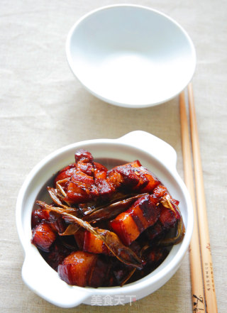 干豆角烧肉的做法