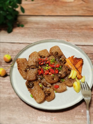 香煎魔芋的做法