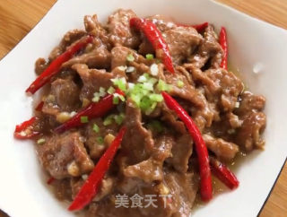 小炒牛肉的做法