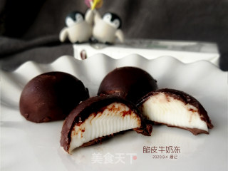 脆皮牛奶冻的做法