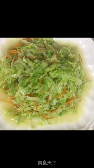 炒包菜的做法