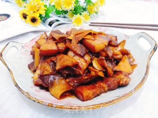 百叶红烧肉的做法