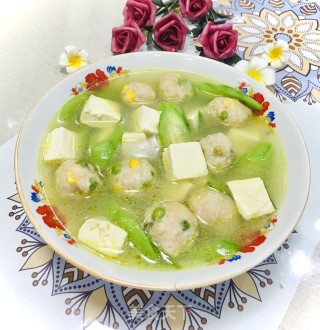 猪肉丸滚汤#汤羹#
