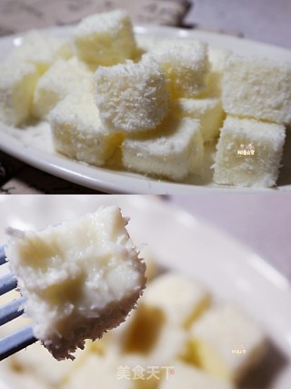 超简单❗️巨好吃????椰蓉牛奶小方（无需奶油炼乳）一次成功的做法
