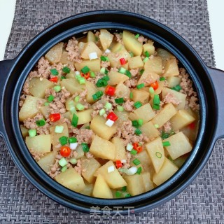 土豆焗肉末的做法