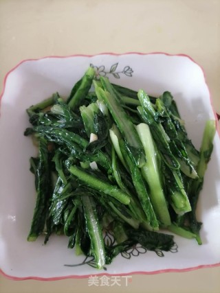 素炒油麦菜的做法