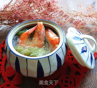 汤羹——鲜虾丝瓜汤