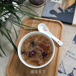 冰糖银耳桃胶羹的做法