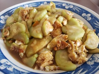 丝瓜炒鸡蛋的做法