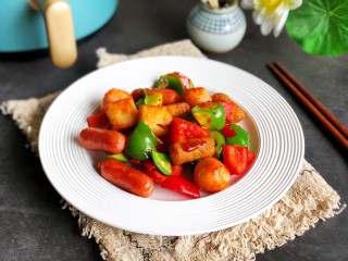 烤鱼豆腐的做法