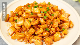 糖醋莲藕鸡丁丨维生素充足还低脂的做法