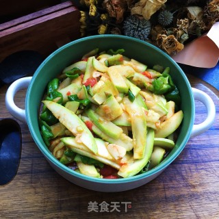 炒西葫芦片的做法