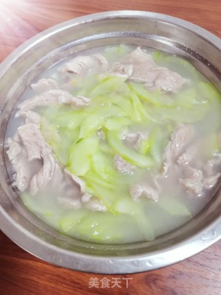 黄瓜滑肉汤的做法