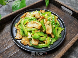 花肉炒苦瓜的做法