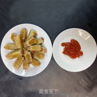 酥皮火腿猪肉卷的做法