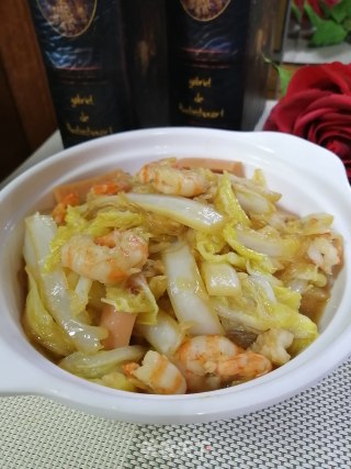 虾仁白菜烧粉丝的做法