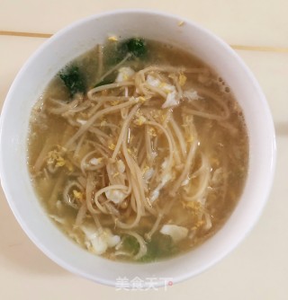 金针菇蛋花汤的做法