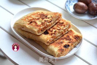 快手三层早餐饼的做法