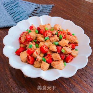 孜然鸡丁的做法