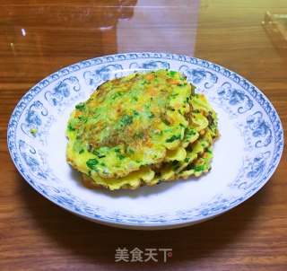 鸡蛋茄饼的做法