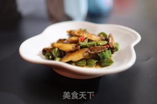 辣椒炒鲍鱼的做法
