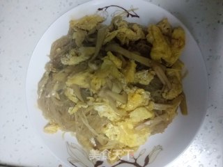 鸡蛋炒粉丝的做法