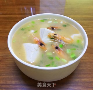 虾头豆腐汤的做法