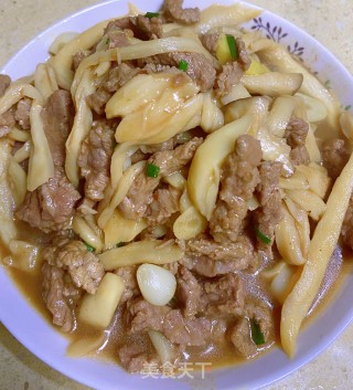 杏鲍菇炒牛里脊的做法