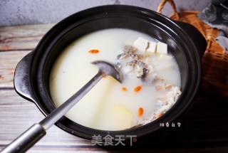 豆腐鲫鱼汤㊙️（汤奶白有技巧）鲜美营养清炖鱼汤的做法
