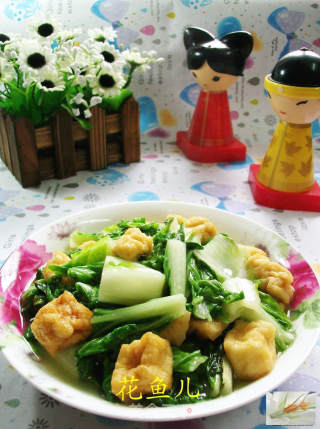 小油豆腐炒五号菜的做法