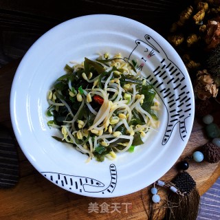 海带丝拌小豆芽的做法