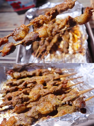 烤羊肉串㊙️腌制是关键❗️（烤箱版）的做法