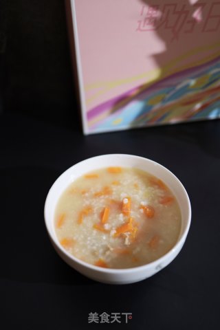 胡萝卜瘦肉粥的做法
