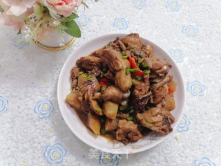 毛豆烧鸡块的做法
