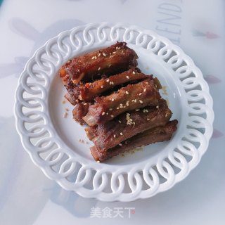 孜然烤排骨的做法