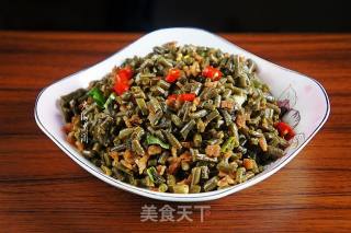 培根肉炒酸豆角的做法