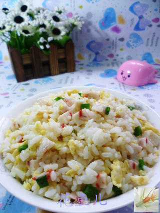 龙虾丸鸡蛋炒饭