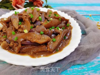 肉末焖茄子的做法