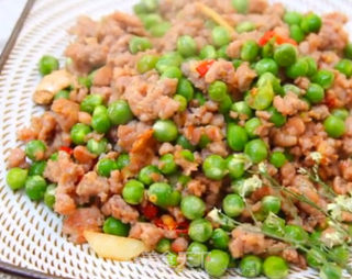 青豆肉末的做法