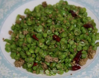 肉末四季豆的做法