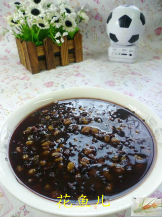 绿豆黑米粥的做法