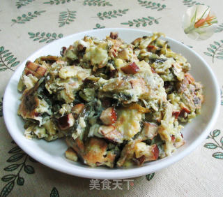 香干咸菜炒鹌鹑蛋的做法