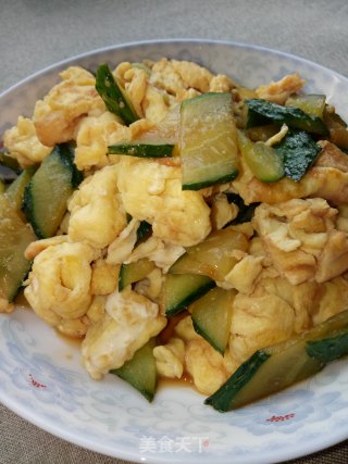 黄瓜炒鸡蛋的做法