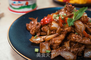 小炒羊肉，家宴必备的做法