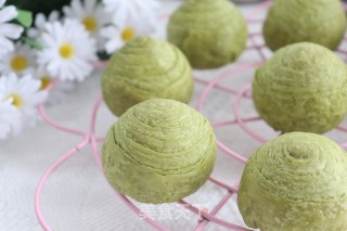抹茶肉松红豆酥的做法
